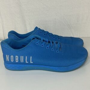NOBULL No Bull Outwork Mens 11 Womens 12.5 Blue Shoes Athletic Trainer Sneakers
